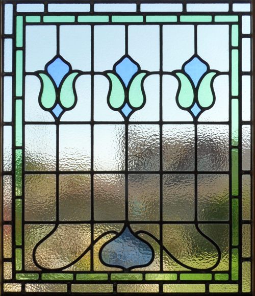 Victorian/Edwardian stained glass panel