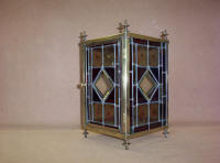 Antique Stained Glass Lamp