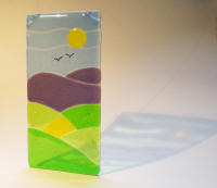 Fused Glass Hanging Picture